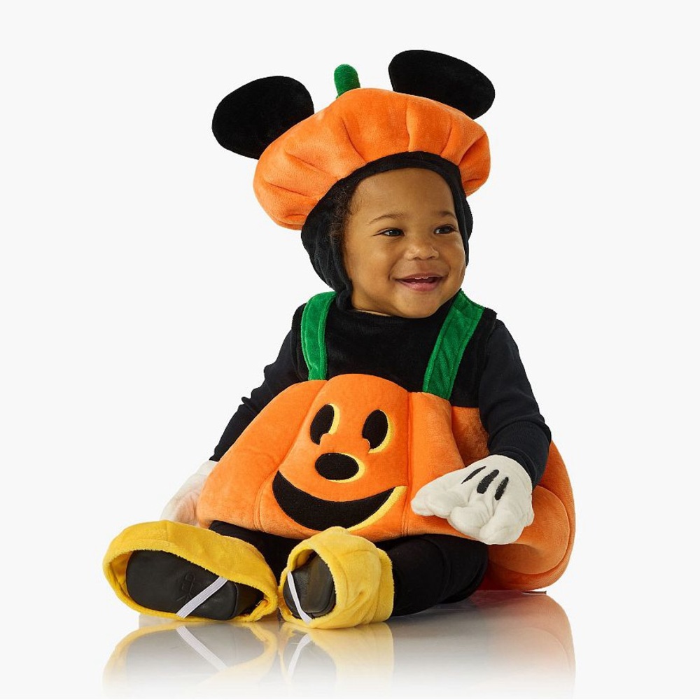 Pottery Barn Kids Disney Mickey Mouse and Friends Pumpkin Baby Costume